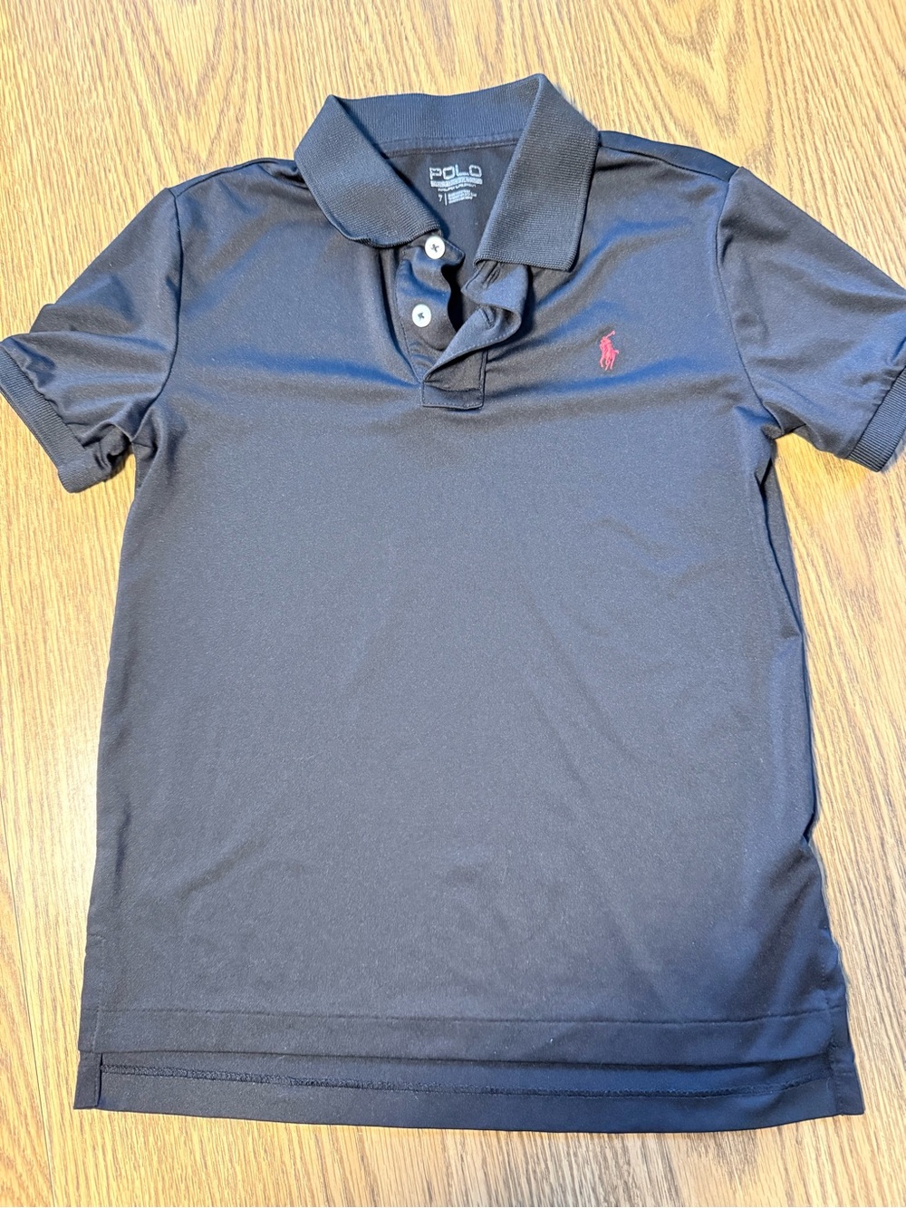 Polo by Ralph Lauren Navy Polo with Red Pony - Picture 2 of 4